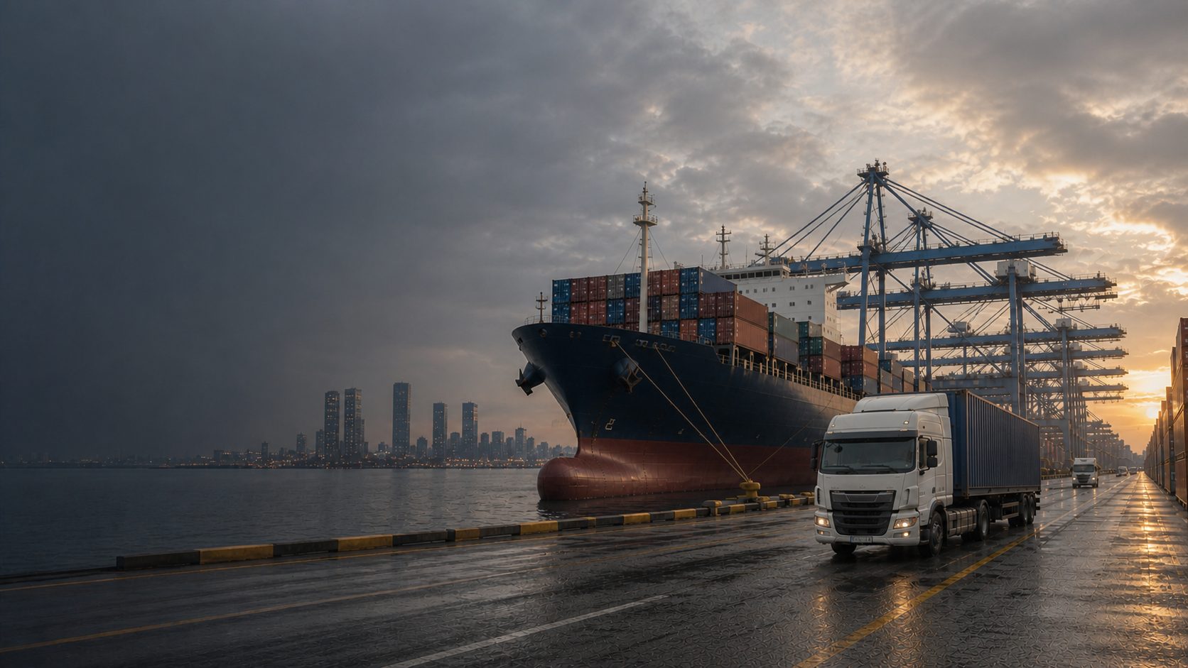 Entrepôt MAY EXPORT SOLUTIONS — peintures, alimentaire et produits frais